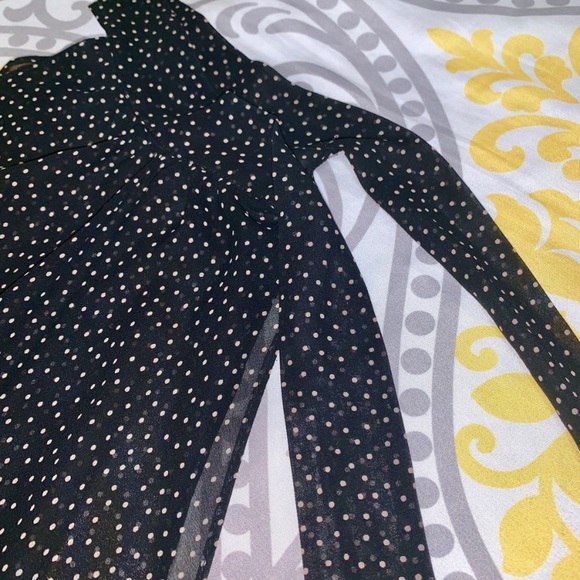 Polka Dot Blouse Black - Picture 3 of 4